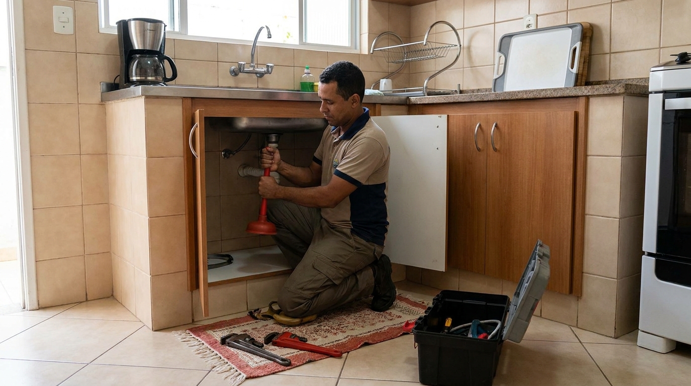 Desobstrução de Sifão em Itaquaquecetuba‑SP
